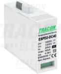 Tracon T2 DC típusú VG túlfeszültséglevezető, betét 1000V Ucpv: 1200V; In_20kA; Imax_40kA; Up_4kV; Var+GTD (ESPD2-DC40-1000VG)