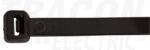 Tracon Normál kábelkötegelő, fekete 1000×12.6mm, D=40-302mm, PA6.6 (1001PR)