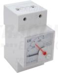 TRACON Sínre pattintható analóg teljesítmény mérő 230V/5A (W45S-230/1)