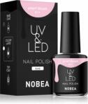 NOBEA UV & LED Nail Polish gél körömlakk UV / LED-es lámpákhoz fényes árnyalat Pearl blush #19 6 ml