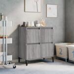 vidaXL Servantă, sonoma gri, 60x35x70 cm, lemn prelucrat (821170) Comoda