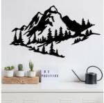 Asir Fali dekoráció 40x70 cm hegy motívummal, fém kivitelben 891TNL1765 (AS1471)