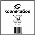 Soundsation SC132-1 - Klasszikusgitár húr - E 0.28 Normal tension