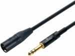 Soundsation WM-PXMJS1 - Wiremaster szimmetrikus patch kábel: XLR(papa)-6.3mm Jack SZTEREO / 1m