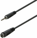 Soundsation GL-JSmJSFm15 - Adapter kábel: 3.5mm Jack papa SZTEREO - 3.5mm Jack mama SZTEREO / 1.5m