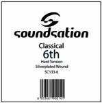 Soundsation SC133-6 - Klasszikusgitár húr - E 0.44 Hard tension