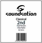 Soundsation SC133-2 - Klasszikusgitár húr - B 0.325 Hard tension