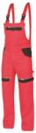 ARDON Pantaloni cu pieptar, rosu, marimea L/52 GartenVIP DiyLine (H8108-52)