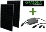 Patona Kit 2 panouri solare pentru balcon (total 750W) + invertor Patona (PT-9975)
