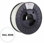 Compatible Snur de imprimare (filament) C-TECH PREMIUM LINE, PLA, alb trafic, RAL9016, 1, 75 mm, 1 kg 3DF-P-PLA1.75-9016