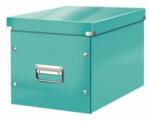 Leitz Cutie pătrată Click & Store A4 albastru glaciar