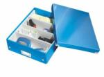 Leitz Cutie organizatoare medie Click & Store, albastru metalizat