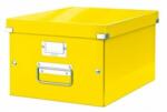 Leitz Cutie, dimensiune A4, LEITZ „Click&Store, galbenă
