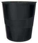 Leitz Coș de gunoi, 15 litri, LEITZ "Wow", negru Cos de gunoi