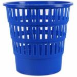 Office Products Coș de plastic cu nervuri pentru produse de birou, 16 ℓ, albastru Cos de gunoi