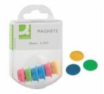 Q-CONNECT Magneți Q-CONNECT 20 mm, amestec de culori, 6 buc