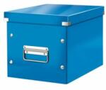 Leitz Cutie pătrată A5 (M) Click & Store albastru metalic