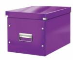 Leitz Cutie pătrată Click & Store A4 violet metalizat