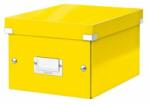 Leitz Cutie mică Click & Store galben metalizat
