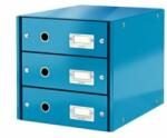 Leitz Cutie cu 3 sertare Leitz Click & Store, albastru metalizat