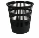 DONAU Coș cu nervuri din plastic, 12 ℓ, negru Cos de gunoi