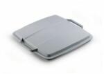 DURABLE Capac pentru coș de gunoi din plastic de mare capacitate DURABIN 90 gri Cos de gunoi