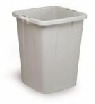 Durable Coș de gunoi DURABIN de mare capacitate de 90 l din plastic gri