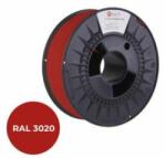 Compatible Snur de imprimare (filament) C-TECH PREMIUM LINE, PLA, roșu trafic, RAL3020, 1, 75 mm, 1 kg 3DF-P-PLA1.75-3020