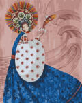 Ideyka Set pictura pe numere, cu sasiu, Dupa valuri - Haidamaka Olya, 40x50 cm (KHO5054) Carte de colorat