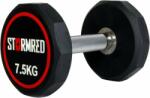 Stormred gumírozott súlyzó 7, 5 kg