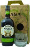 NAGA RUM Java Reserve + 1 pohárral 40% 0, 7L ajándékcsomagolás 1 pohárral