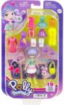 Mattel Mini papusa cu animalut si haine de schimb Polly Pocket, HKV94 Papusa