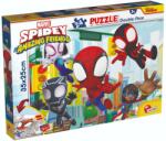 Lisciani Puzzle 2 in 1 Lisciani Marvel Spidey si prietenii lui uimitori, M-Plus, 24 piese (N01099603_001w) Puzzle