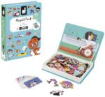 Janod Carte de puzzle magnetică pentru copii Sport Magnetibook (J02596) Joc de societate