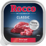Rocco 9x300g Rocco Classic tálcás nedves kutyatáp 9 x 300 g- Marha pur