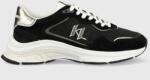 Karl Lagerfeld sneakers LUX FINESSE culoarea negru, KL53165 PPYX-OBM12W_99X