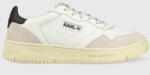 Karl Lagerfeld sneakers din piele KREW KL culoarea alb, KL53020 PPYX-OBM131_00X