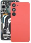  tel-szalk-1929704174 Samsung Galaxy S23 piros üveg akkufedél, hátlap, hátlapi kamera lencse (tel-szalk-1929704174)