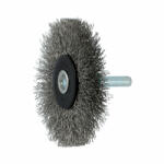 Norton hullámos csapos drótkorong inox (kefekorong) 70x10x6 T19, 10 db/csomag (CT605271)