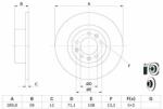 Bosch Disc frana BOSCH 0 986 479 F08 (0 986 479 F08) - automobilus