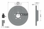 TEXTAR Disc frana TEXTAR PRO 92343303 (92343303)