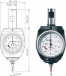 HAIMER 251500 BT40 3D univerzális tapintó Óra, analóg állítható koncentrikussággal BT 40