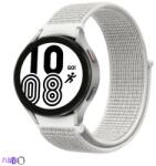 Samsung Galaxy Watch 4/5/5 Pro Samsung Watch 4/5/5 Pro szövet tépőzáras szíj, Szín Summit White