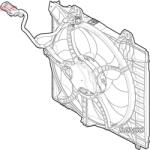 DENSO Ventilator, radiator DENSO DER21026 (DER21026) - automobilus