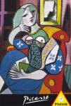 Piatnik - Puzzle Pablo Picasso: Femeie cu o carte - 1 000 piese Puzzle