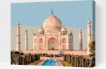  Festés számok szerint - Taj Mahal Méret: 30x40cm, Keretezés: Keret nélkül (csak a vászon)