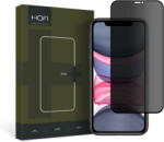 HOFI Folie Protectie Ecran HOFI PRO+ pentru Apple iPhone 11 / iPhone XR, Sticla securizata, Full Face, Full Glue, Privacy, Neagra (fol/ec/hof/pr/ai1/neagra) - vexio