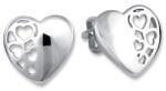 Soliter Brilio Silver Ezüst fülbevaló Szív 431 001 02802 04
