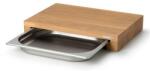 Continenta C4110 - Konyhai vágódeszka tálcával, 39x27 cm, tölgy C4110 (GG153)
