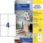 Avery Zweckform 105 mm x 148 mm Papír Íves etikett címke Avery Zweckform Fehér ( 10 ív/doboz ) (LR3483-10)